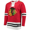 Chicago Blackhawks   Breakaway Lace Up Pullover Sweatshirt - Red