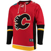 Calgary Flames   Breakaway Lace Up Pullover Sweatshirt - Red