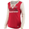 Carolina Hurricanes   Women's True Classics Lace-Up Long Sleeve T-Shirt
