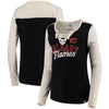 Calgary Flames   Women's True Classics Lace-Up Long Sleeve T-Shirt