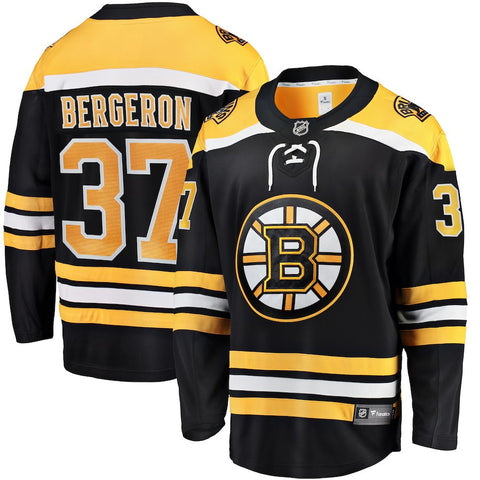 Patrice Bergeron Boston Bruins   Youth Home Breakaway Player Jersey - Black