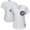 Chicago Cubs Majestic Women's 2017 Gold Program Plus Size Fashion Cool Base Replica Team Jersey - White/Gold