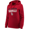 St. Louis Cardinals '47 Women's Headline Pullover Hoodie - Red