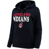 Cleveland Indians '47 Women's Headline Pullover Hoodie - Navy