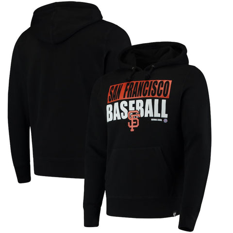 San Francisco Giants '47 Headline Pullover Hoodie - Black