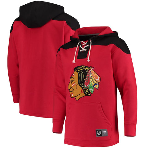 Chicago Blackhawks   Breakaway Lace Up Hoodie