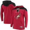Arizona Coyotes   Breakaway Lace Up Hoodie - Garnet/Black