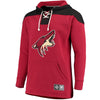 Arizona Coyotes   Breakaway Lace Up Hoodie - Garnet/Black