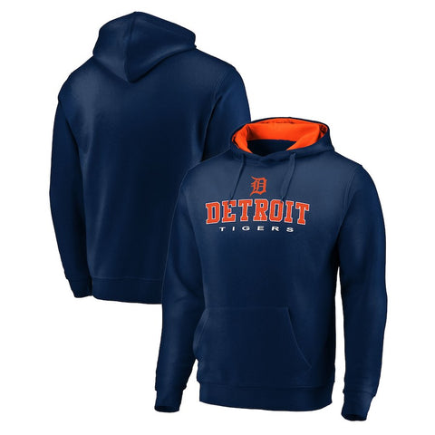 Detroit Tigers   Block Lineup Zone Pullover Hoodie