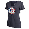 Boston Bruins   Women's Plus Sizes Banner Wave T-Shirt - Ash