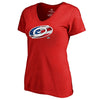 Carolina Hurricanes   Women's Plus Sizes Banner Wave T-Shirt - Ash