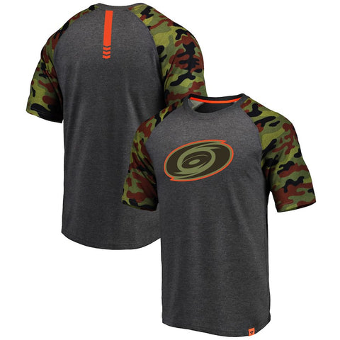 Carolina Hurricanes   Recon Camo Raglan T-Shirt