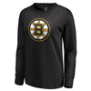Boston Bruins   Women's Primary Logo Pullover Sweatshirt - Black
