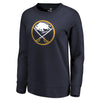 Buffalo Sabres   Women's Primary Logo Pullover Sweatshirt - Navy