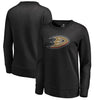 Anaheim Ducks   Women's Primary Logo Pullover Sweatshirt - Black