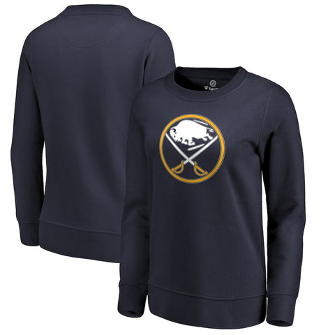 Buffalo Sabres   Women's Primary Logo Pullover Sweatshirt - Navy