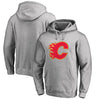 Calgary Flames   Big & Tall Primary Logo Pullover Hoodie - Ash