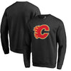 Calgary Flames   Primary Logo Pullover Sweatshirt - Black