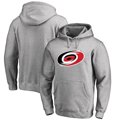 Carolina Hurricanes   Big & Tall Primary Logo Pullover Hoodie - Ash