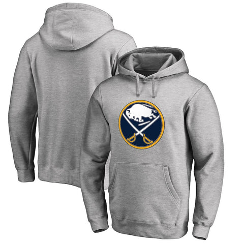 Buffalo Sabres   Primary Logo Pullover Hoodie - Ash