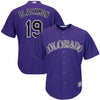 Charlie Blackmon Colorado Rockies Majestic Alternate Official Cool Base Replica Player Jersey
