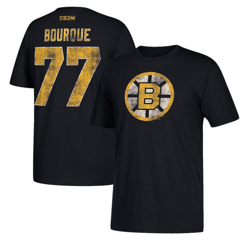 Ray Bourque Boston Bruins CCM Retired Player Name & Number T-Shirt - Black