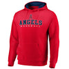 Los Angeles Angels   Big & Tall Block Lineup Zone Fleece Pullover Hoodie - Red