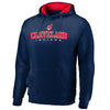 Cleveland Indians   Big & Tall Block Lineup Zone Fleece Pullover Hoodie - Navy