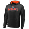 Miami Marlins   Big & Tall Block Lineup Zone Fleece Pullover Hoodie - Black