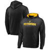 Pittsburgh Pirates   Big & Tall Block Lineup Zone Fleece Pullover Hoodie - Black