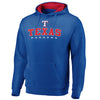 Texas Rangers   Big & Tall Block Lineup Zone Fleece Pullover Hoodie - Royal