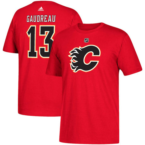 Johnny Gaudreau Calgary Flames Name & Number T-Shirt