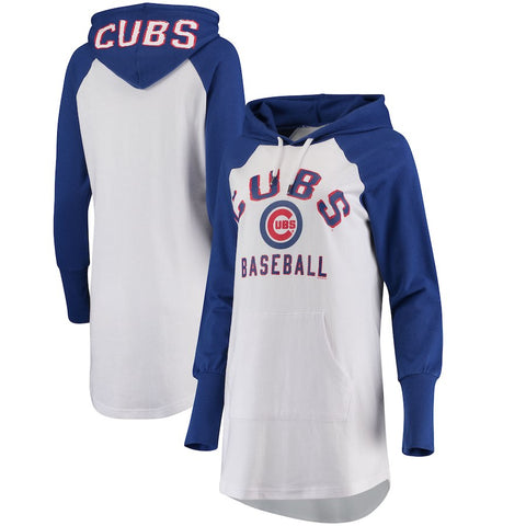 Chicago Cubs G-III 4Her by Carl Banks Women's All Division Pullover Hoodie - White/Royal