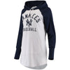 New York Yankees G-III 4Her by Carl Banks Women's All Division Pullover Hoodie - White/Navy