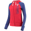 Texas Rangers G-III 4Her by Carl Banks Women's Full-Zip Linebacker Jacket - Red