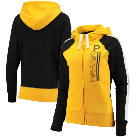 Pittsburgh Pirates G-III 4Her by Carl Banks Women's Full-Zip Linebacker Jacket - Gold