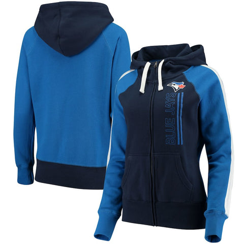 Toronto Blue Jays G-III 4Her by Carl Banks Women's Full-Zip Linebacker Jacket - Navy
