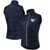 New York Yankees G-III 4Her by Carl Banks Women's Wing Back Vest - Navy