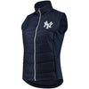 New York Yankees G-III 4Her by Carl Banks Women's Wing Back Vest - Navy