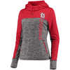 St. Louis Cardinals G-III 4Her by Carl Banks Women's Sideline Pullover Hoodie - Heathered Gray/Red
