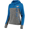 Toronto Blue Jays G-III 4Her by Carl Banks Women's Sideline Pullover Hoodie - Heathered Gray/Royal