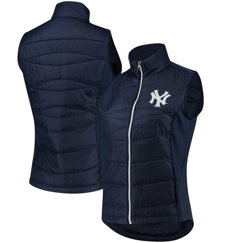 New York Yankees G-III 4Her by Carl Banks Women's Wing Back Vest - Navy