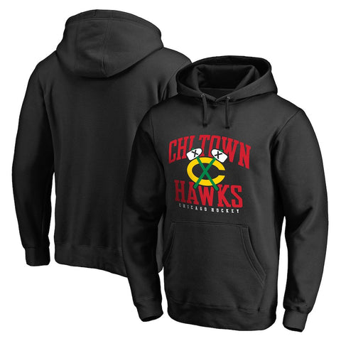 Chicago Blackhawks   Big & Tall Hometown Collection Chi Town Hawks Pullover Hoodie