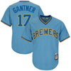 Jim Gantner Milwaukee Brewers Majestic Cooperstown Collection Cool Base Player Jersey