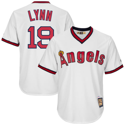 Fred Lynn Los Angeles Angels Majestic Cooperstown Collection Cool Base Player Jersey
