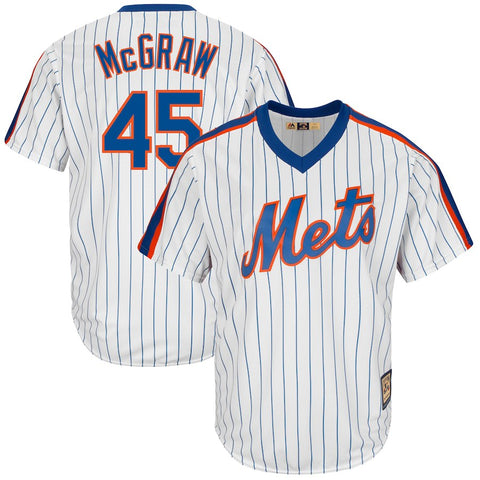 Tug McGraw New York Mets Majestic Cooperstown Collection Cool Base Player Jersey