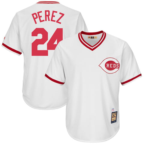 Tony Perez Cincinnati Reds Majestic Cooperstown Collection Cool Base Player Jersey