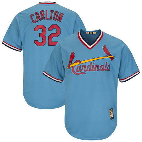 Steve Carlton St. Louis Cardinals Majestic Cooperstown Collection Cool Base Player Jersey