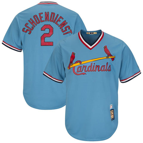 Red Schoendienst St. Louis Cardinals Majestic Cooperstown Collection Cool Base Player Jersey