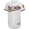 Baltimore Orioles Majestic Preakness Flex Base Team Jersey - White